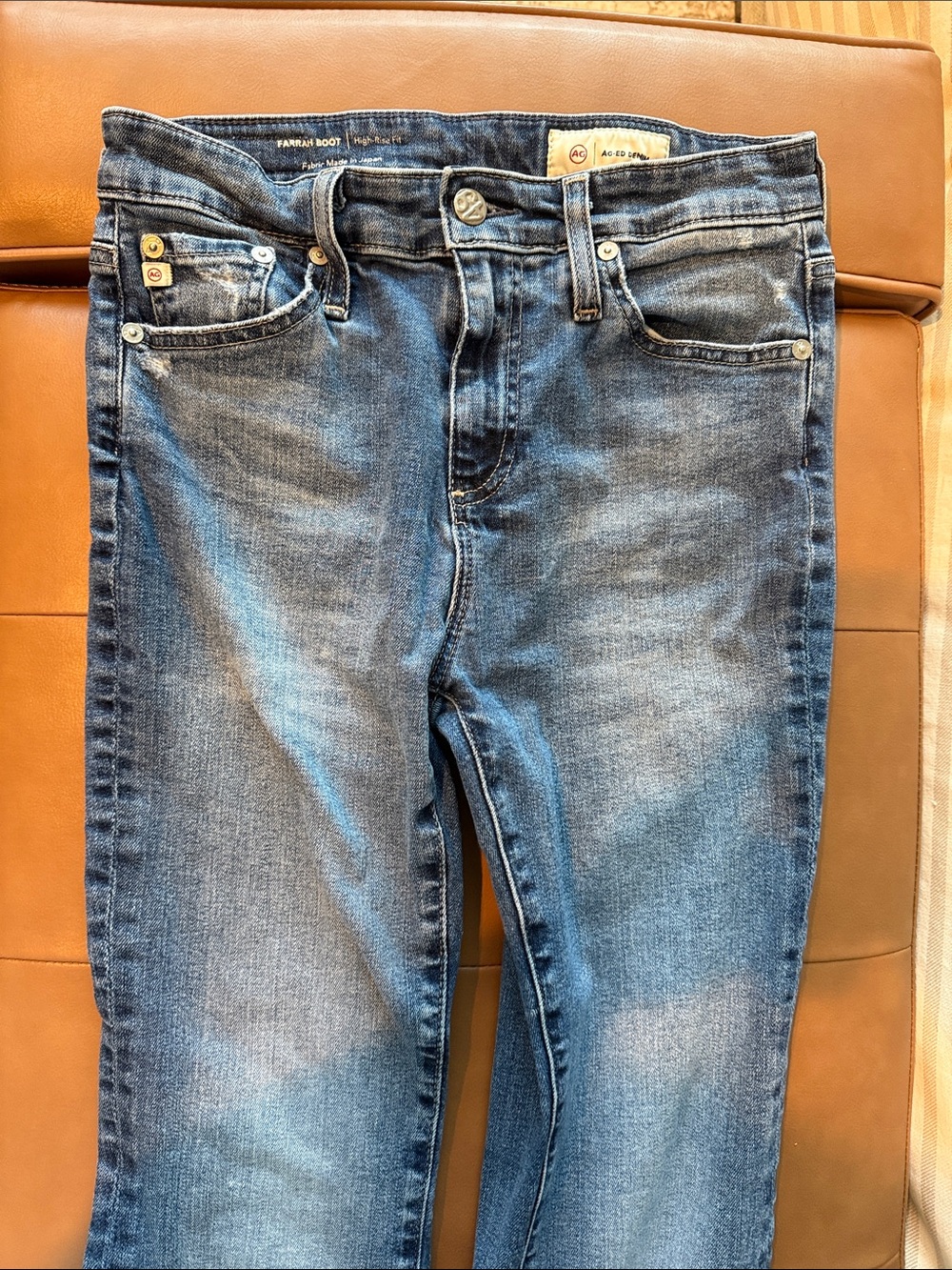 AG Adriano Goldschmied Farrah Mid Rise Bootcut Jeans
